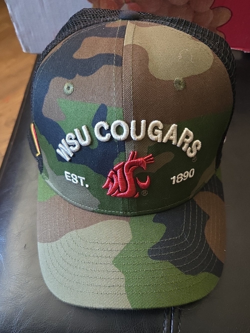 Cougar Camouflage Trucker Hat - Green, Brown, Black